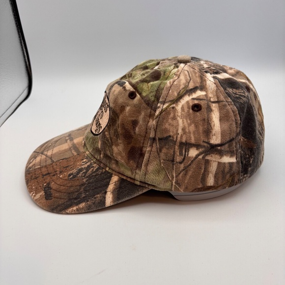 Vintage Bass Pro Shops Fish Hunting Camo Pattern Retro Hat Size 2XL - Picture 2 of 9